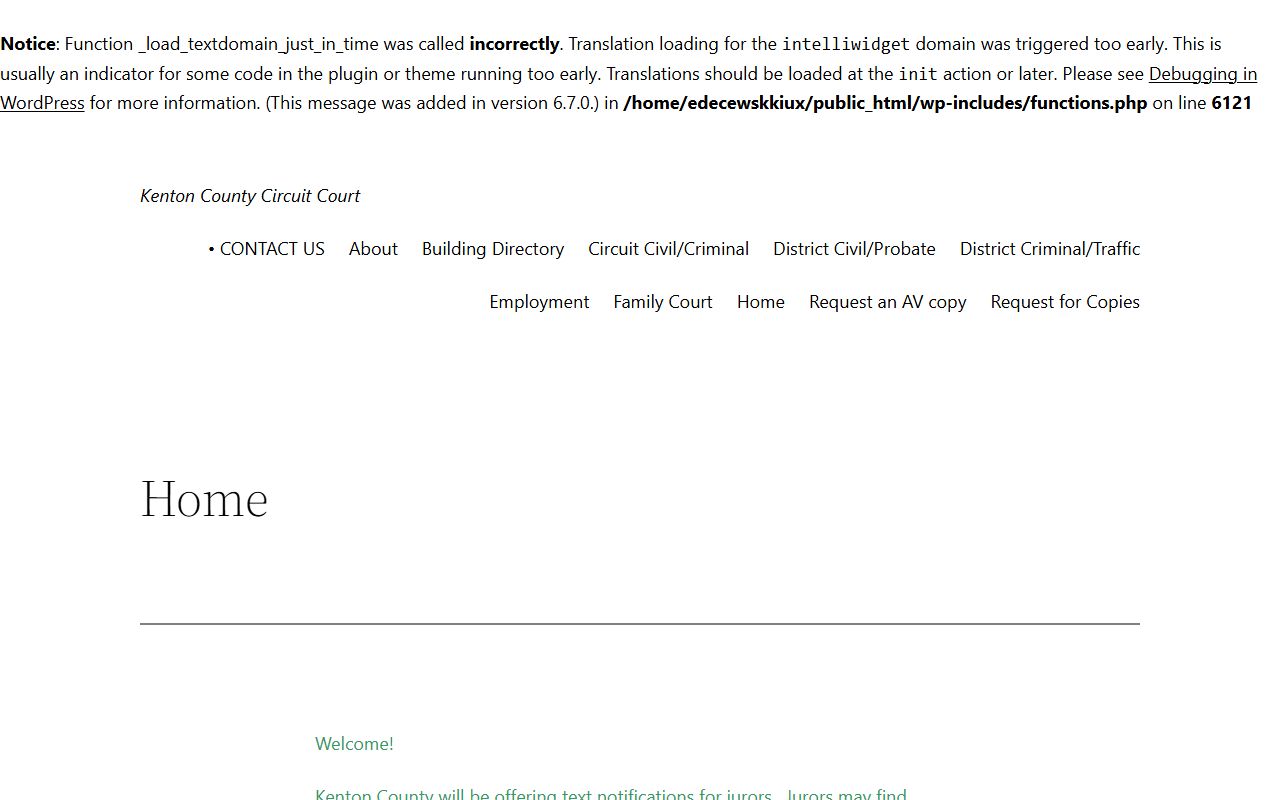 Kenton County Justice Center serving Independence court docket access